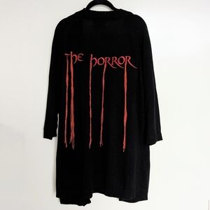 Disturbia The Horror Cardigan Sweater Jacket